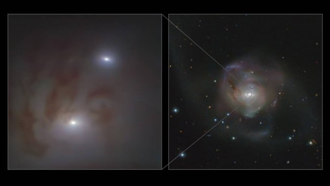   Desde Chile descubren la pareja de agujeros negros supermasivos más cercana a la Tierra 