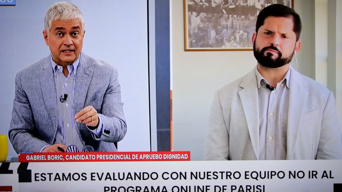 Boric pone en duda su participación en el show de Parisi: 