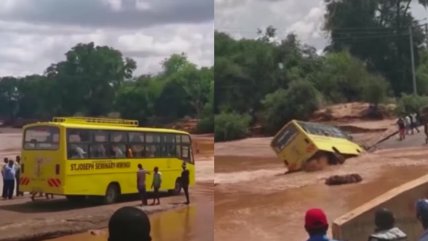   Decenas de personas murieron cuando su bus se hundió en río de Kenia 