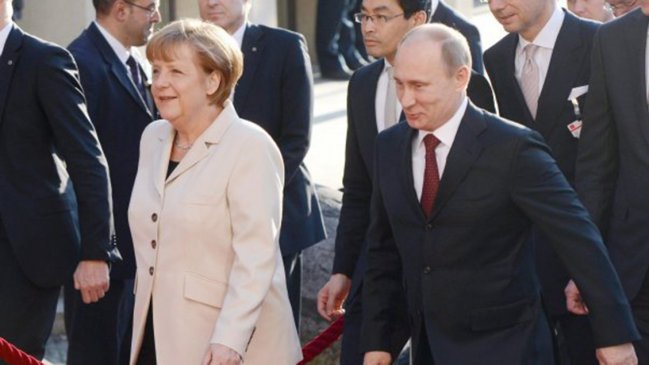 Vladímir Putin se despidió de Ángela Merkel tras muchos años de 