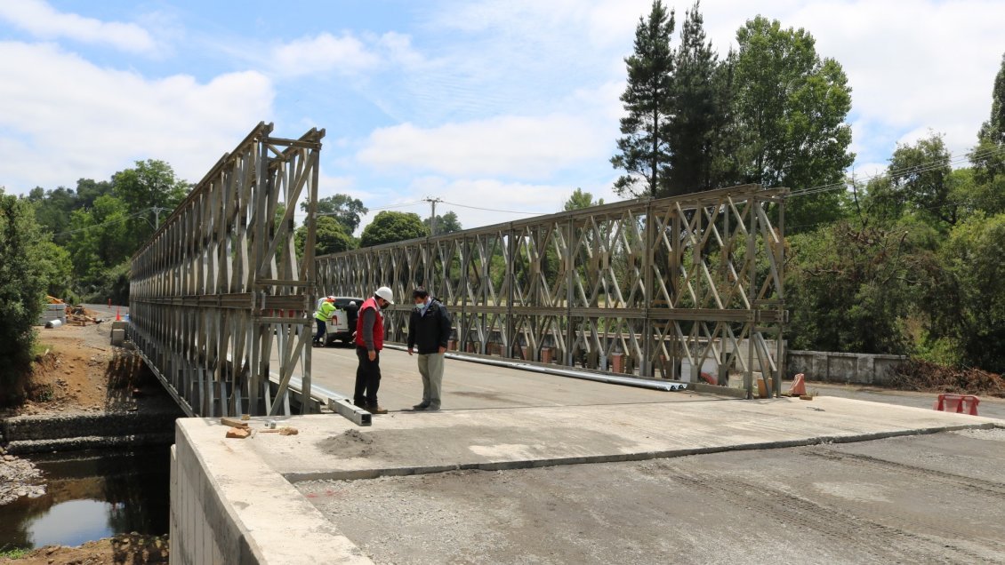 MOP confirma la entrada en operación del sexto puente mecano de Ñuble
