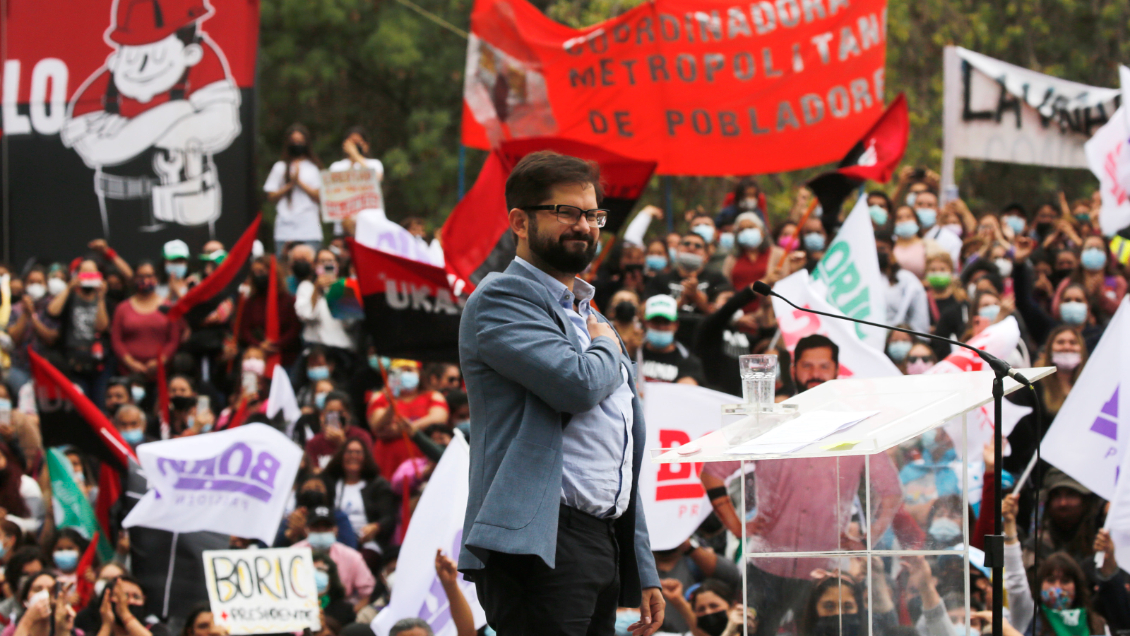 Boric encabezó un encuentro masivo 