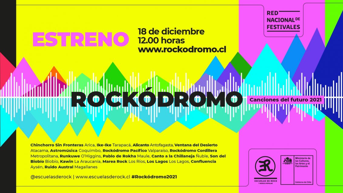 Rockódromo cierra su 2021 con emisión online y 165 bandas y solistas