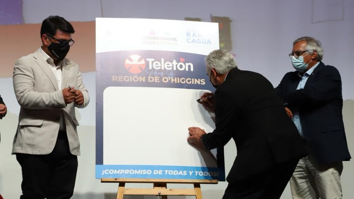 Firman acuerdo para la instalación de un centro de la Teletón en O'Higgins