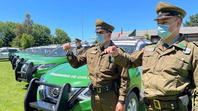 Core afirma que la mitad de los vehículos de Carabineros en Temuco están malos