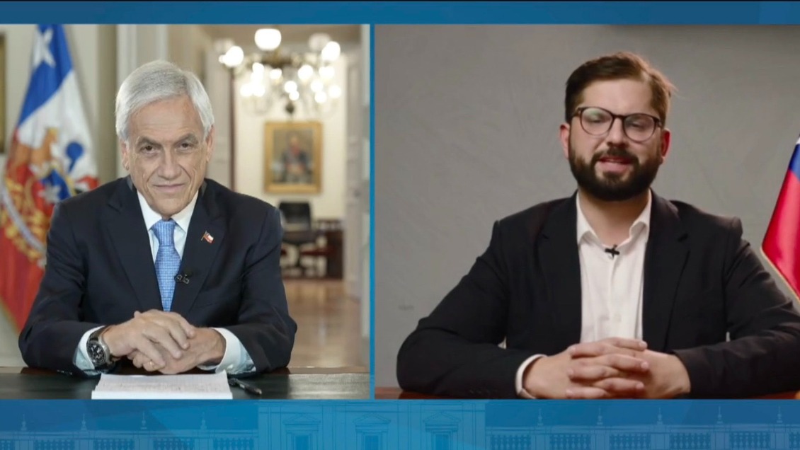 Sebastián Piñera felicitó a Gabriel Boric: 