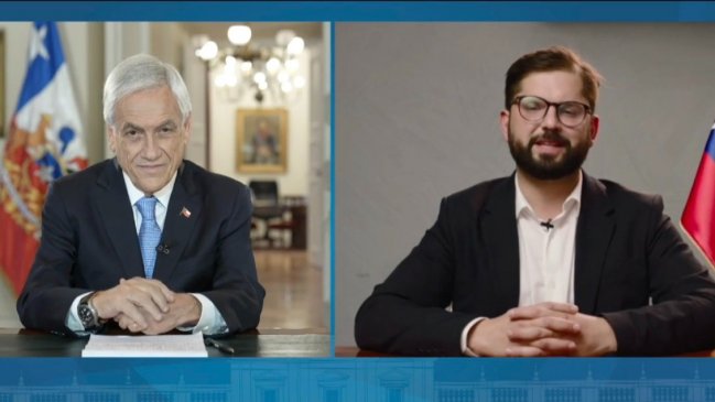 Sebastián Piñera felicitó a Gabriel Boric: 
