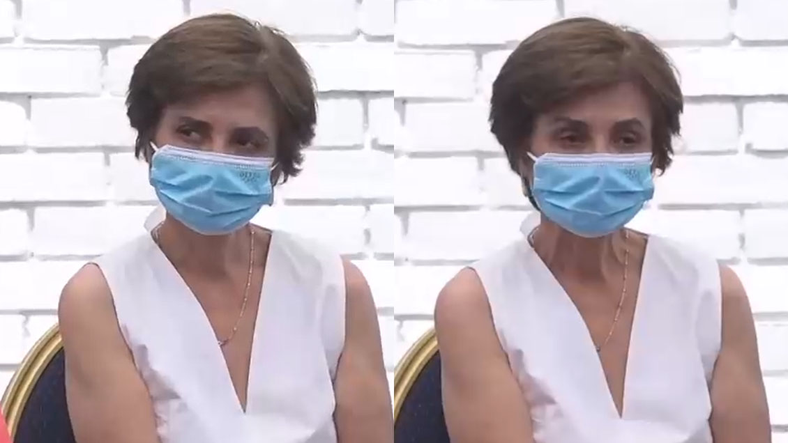 Piñera sugirió que Daza se reintegre al Minsal, pero ella reaccionó con gesto de desacuerdo