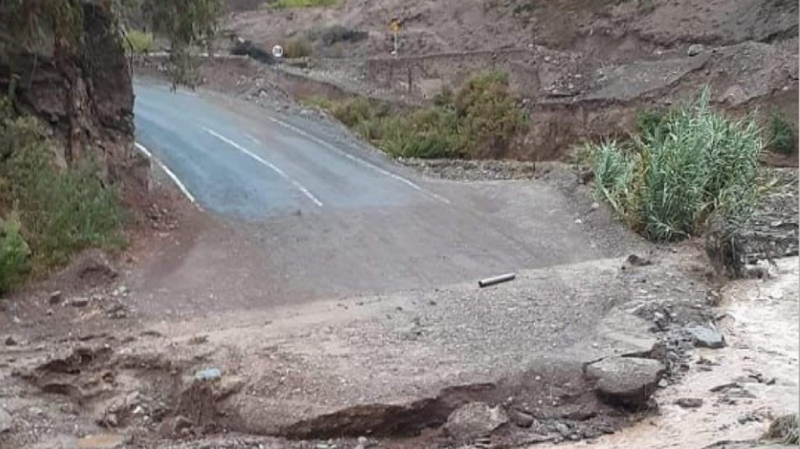 Lluvias en el norte dejan caminos cortados y una localidad aislada
