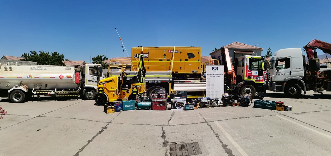 Delincuentes armados robaron 250 millones de pesos en maquinaria desde constructora de Los Vilos