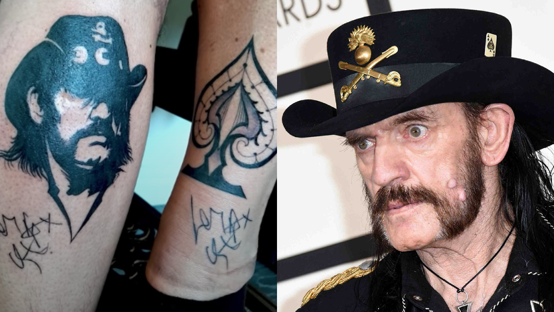 Amigos de Lemmy Kilmister se tatúan con sus cenizas