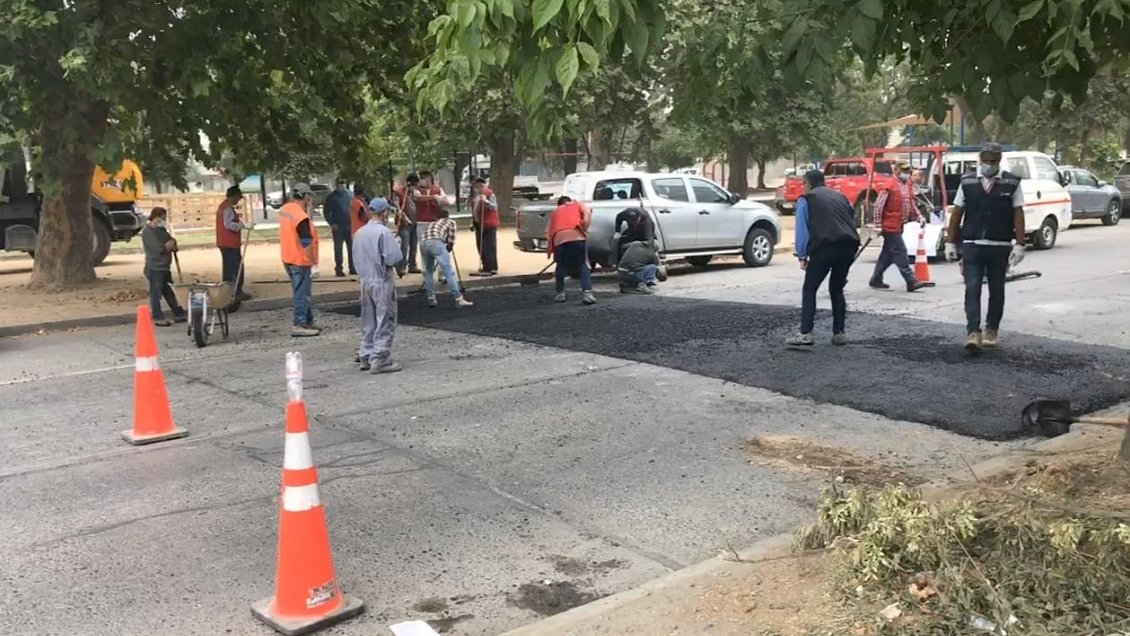 Municipio instaló lomos de toro para evitar carreras clandestinas en Talca