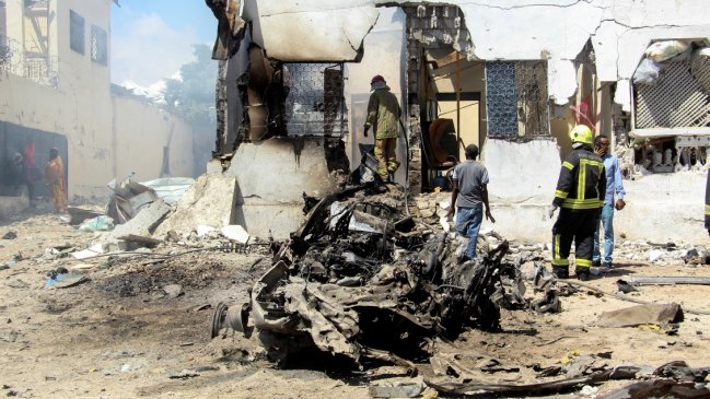  Atentado en Somalia dejó al menos once personas fallecidas  