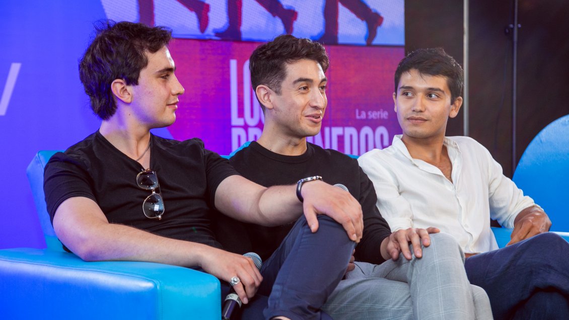 Protagonistas de la serie de Los Prisioneros: 