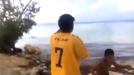  El impactante sonido de la onda de choque tras erupción de volcán en Tonga  