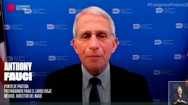 Doctor Fauci en Congreso Futuro: Es muy improbable erradicar el Covid, pero podemos controlarlo