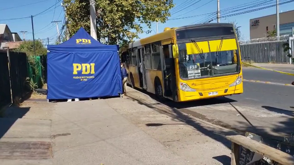 Sujetos interceptaron bus del Transantiago y asesinaron de un disparo a pasajero
