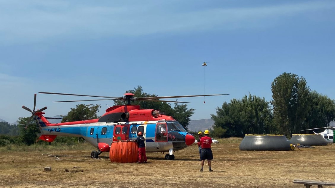 Tras seis días, controlan incendio forestal en Coltauco