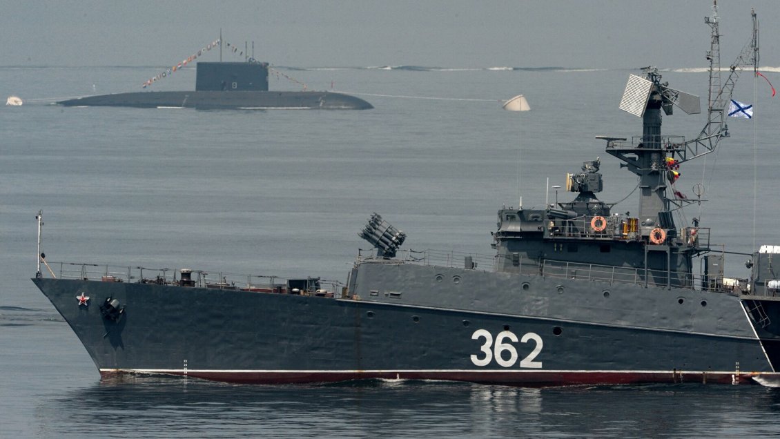 Rusia comienza grandes ejercicios militares en el mar Negro con más de 20 barcos