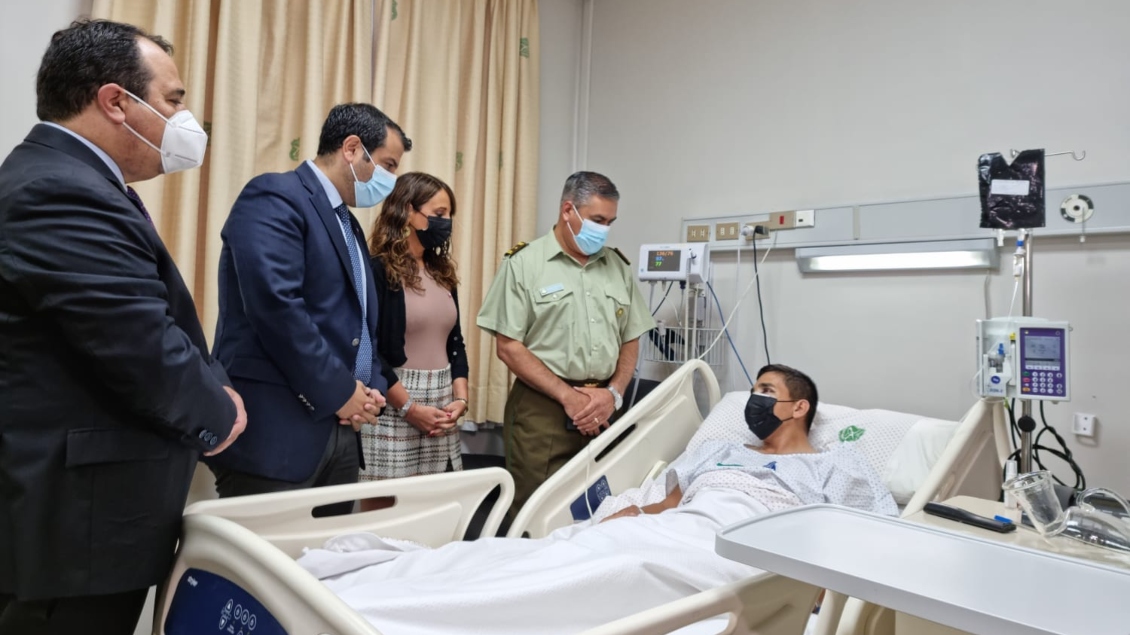 Carabinero atacado en Iquique no requerirá rehabilitación, pero sí 