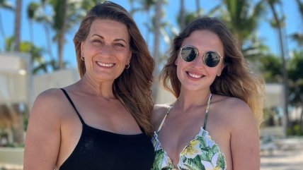 Belén Soto se lució junto a su mamá en postal veraniega