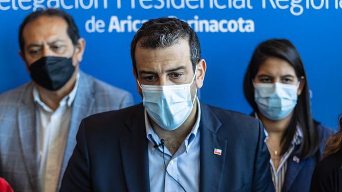 Ministro Delgado llegó 