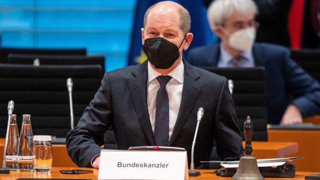 El canciller alemán Scholz: 