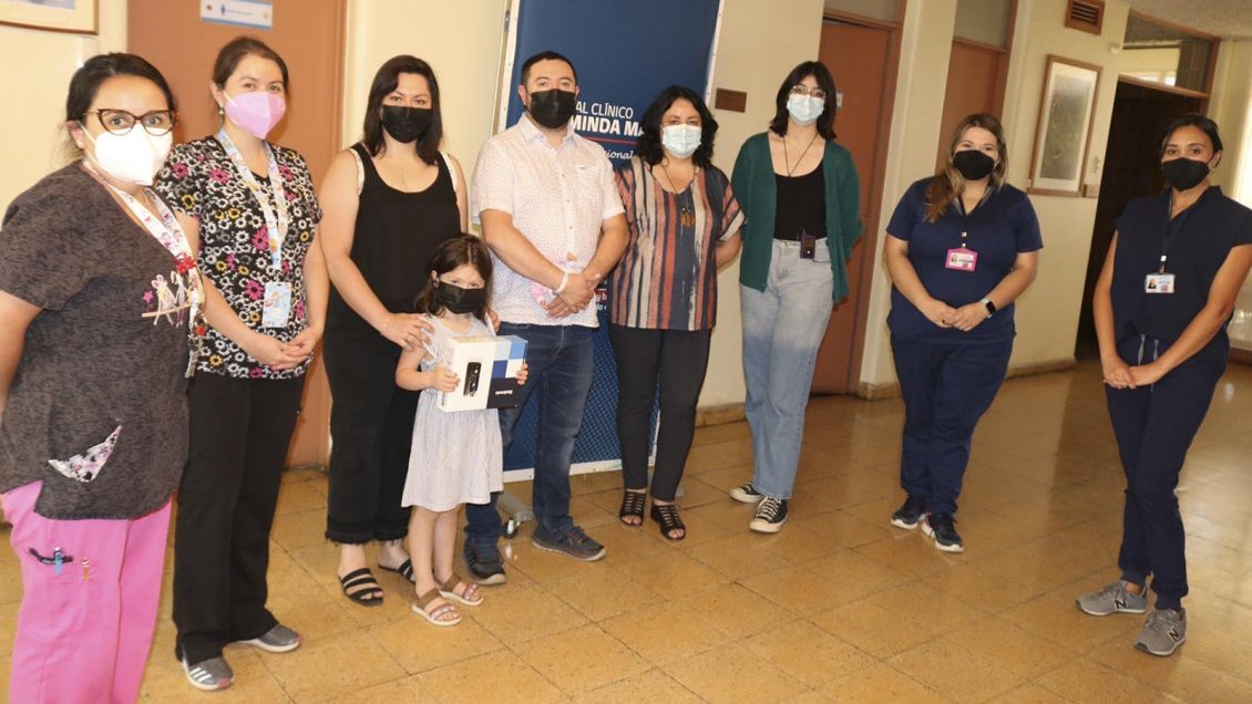 Hospital de Chillán entregó primeras bombas de insulina a dos niñas por la Ley Ricarte Soto