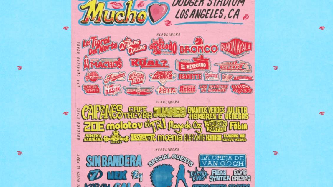 Festival reunirá a Juanes, Sin Bandera, Sonora Dinamita, Café Tacvba, Fey, Tigres del Norte, Elvis Crespo y más