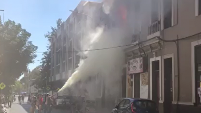 Bomberos controló incendio en vivienda del Barrio Yungay