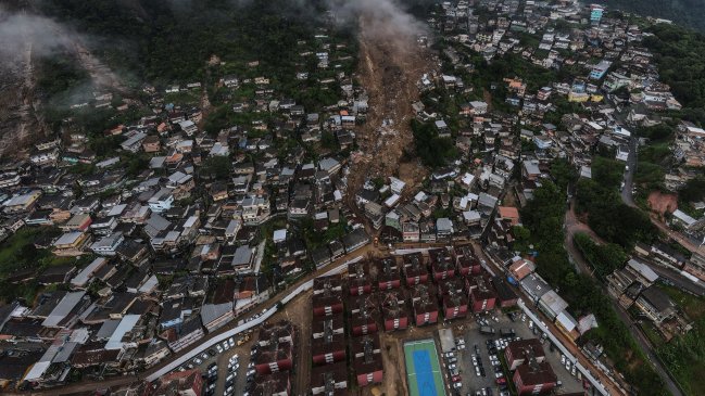 Las fuertes lluvias en la ciudad brasileña de Petrópolis ya dejan 176 fallecidos