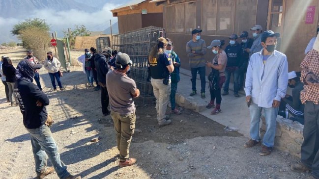 PDI detectó y denunció a 26 extranjeros que trabajaban de forma irregular en Vicuña