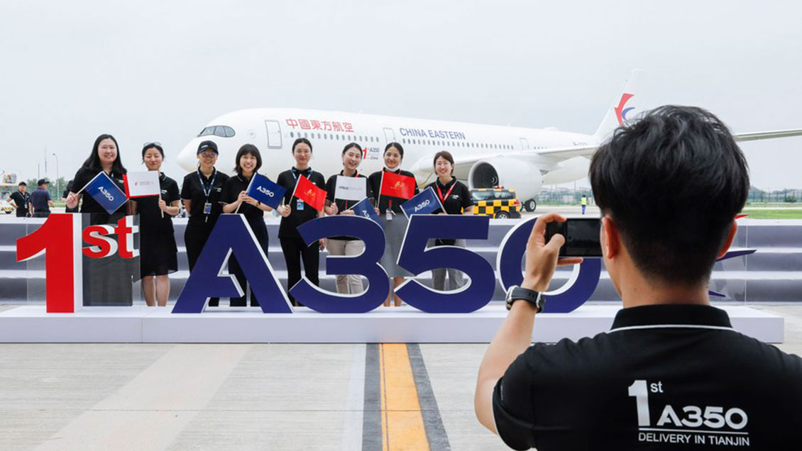 Airbus entrega 142 aviones comerciales a China en 2021