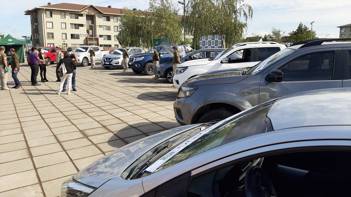 Carabineros recuperó en Maule ocho vehículos robados en la Región Metropolitana