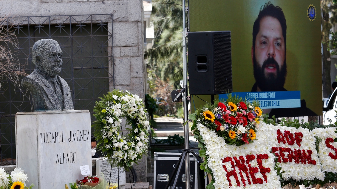 Boric grabó mensaje para la conmemoración de los 40 años del asesinato de Tucapel Jiménez