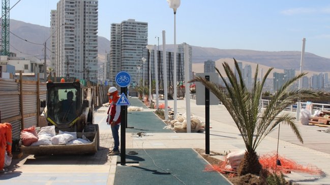Iquique: Península Cavancha ad portas de estrenar renovado paseo peatonal