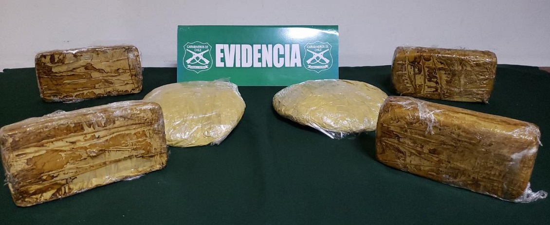 Viajeras fueron sorprendidas trasladando pasta base y marihuana entre sus ropas