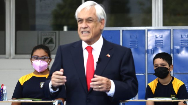 Piñera: Tomamos todas las precauciones y protocolos para que las escuelas sean seguras