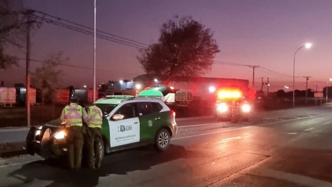 Presunto asaltante murió tras enfrentarse con carabinero en peaje de Chillán Viejo