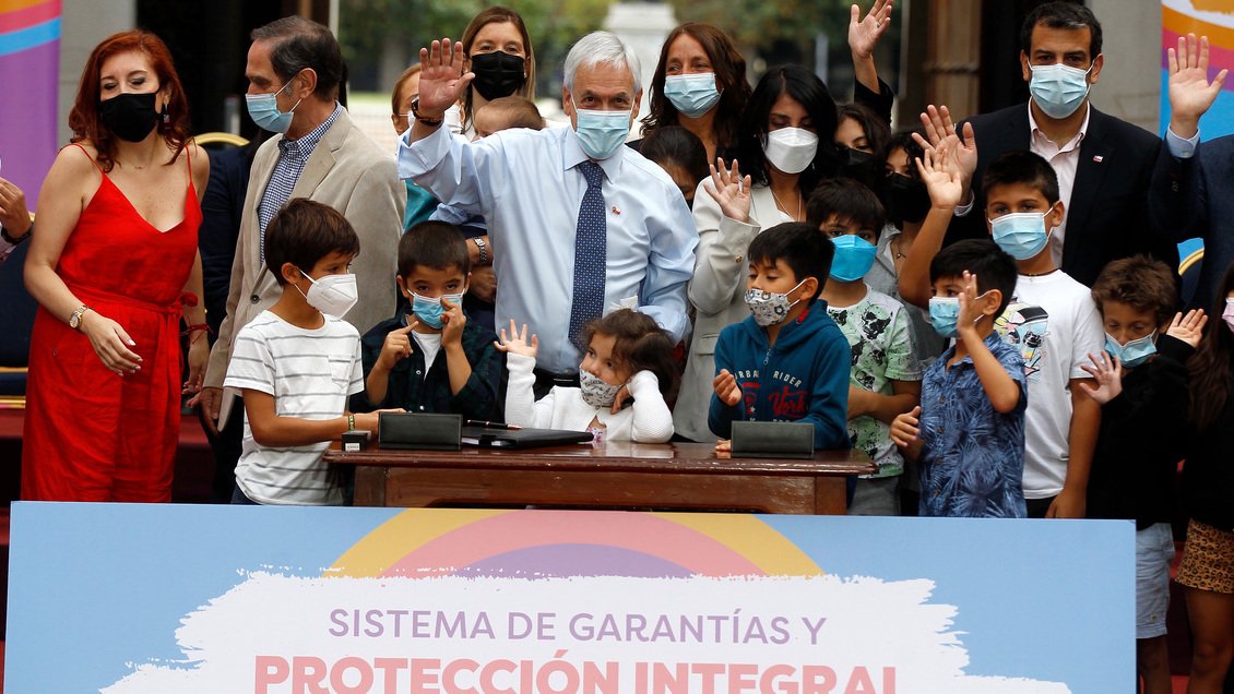 Presidente Piñera promulgó la Ley de Garantías de Derechos de la Niñez