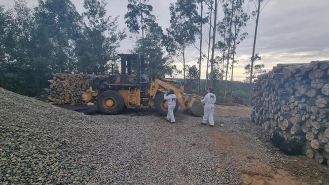 PDI indaga incendios en Nueva Imperial y Lumaco: Se encontraron panfletos reivindicativos