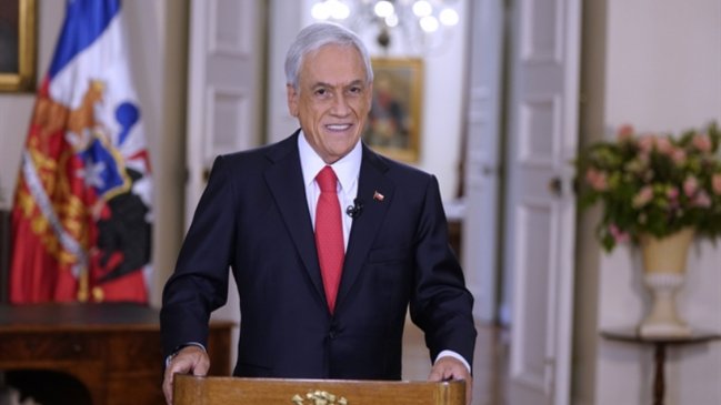 Sebastián Piñera en su última cadena nacional como Presidente: 