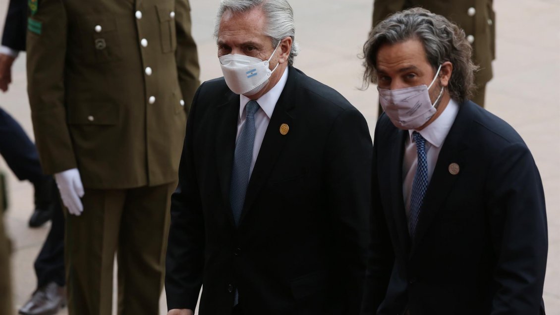 Alberto Fernández, presidente argentino: 