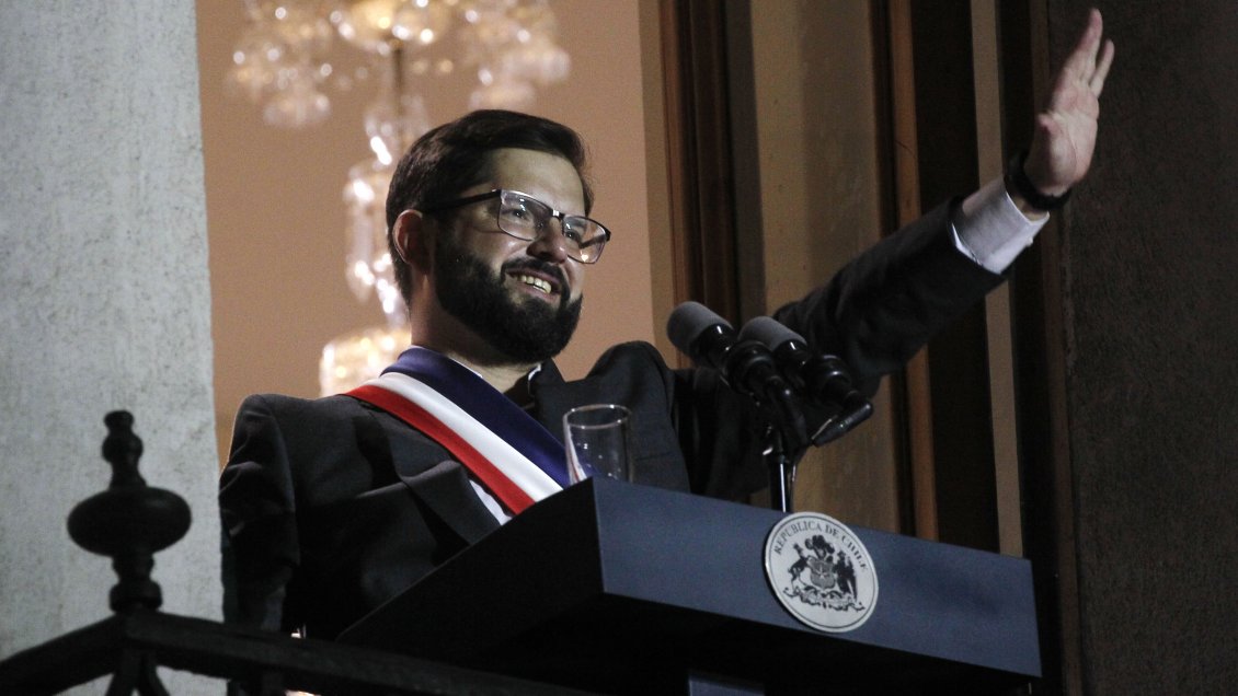 Presidente Boric en su primer discurso: 