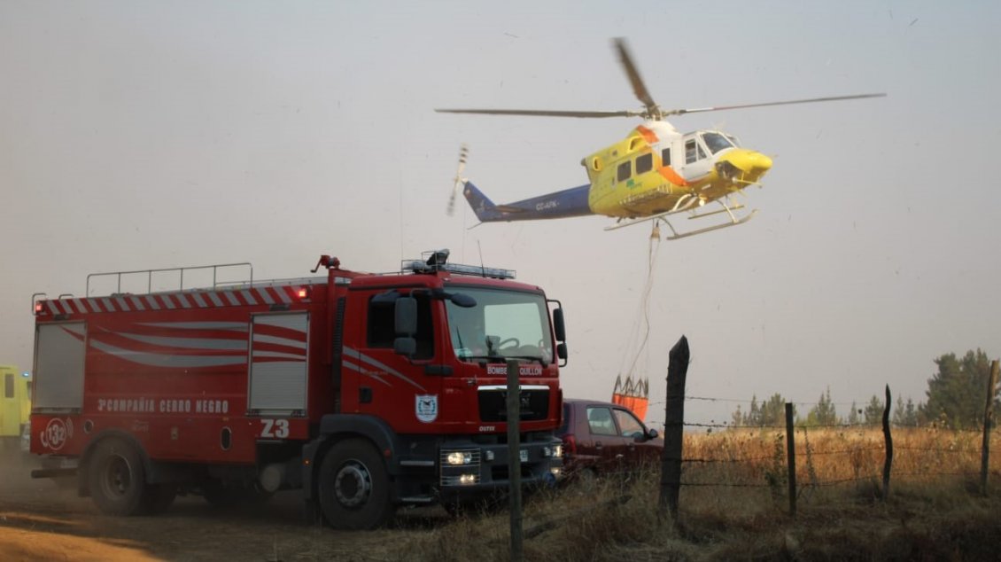 Autoridades cancelaron alerta roja por incendio que dejó 100 hectáreas quemadas en Chillán