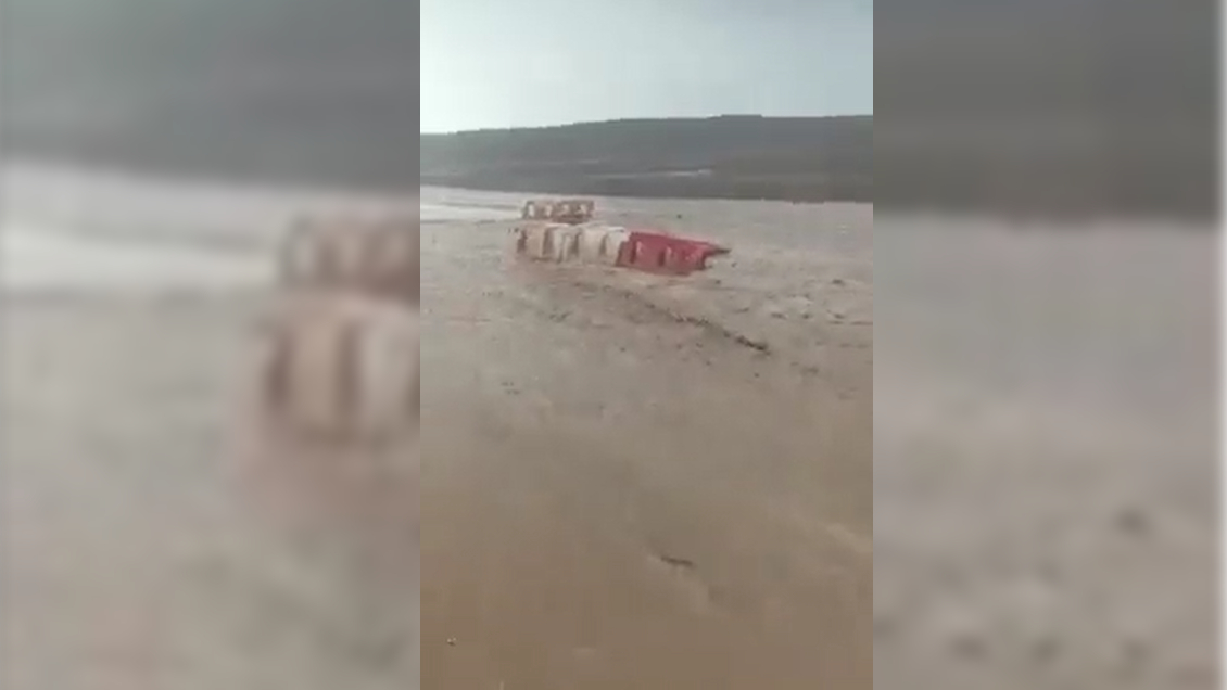 Registran bajada de caudal de lodo en Sierra Gorda