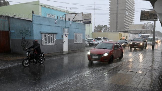 Fuertes lluvias en Calama no generaron mayor afectación en caminos