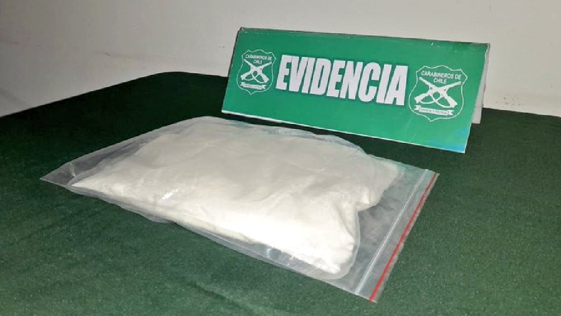 Iquique: Perro detectó a viajero que intentaba viajar a Santiago con ketamina adosada a su cuerpo