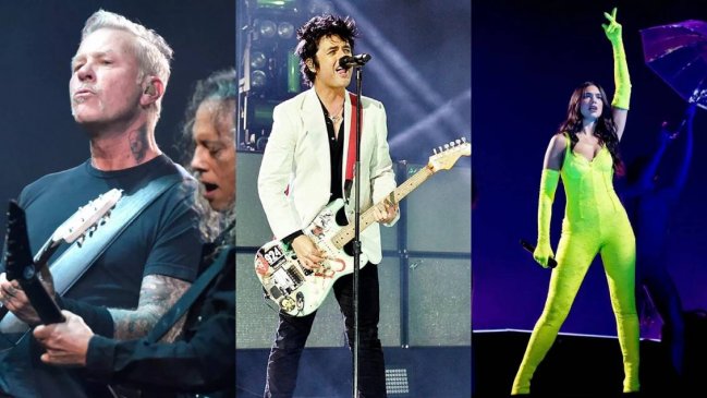 Lollapalooza Chicago confirma cartel encabezado por Metallica, Green Day y Dua Lipa