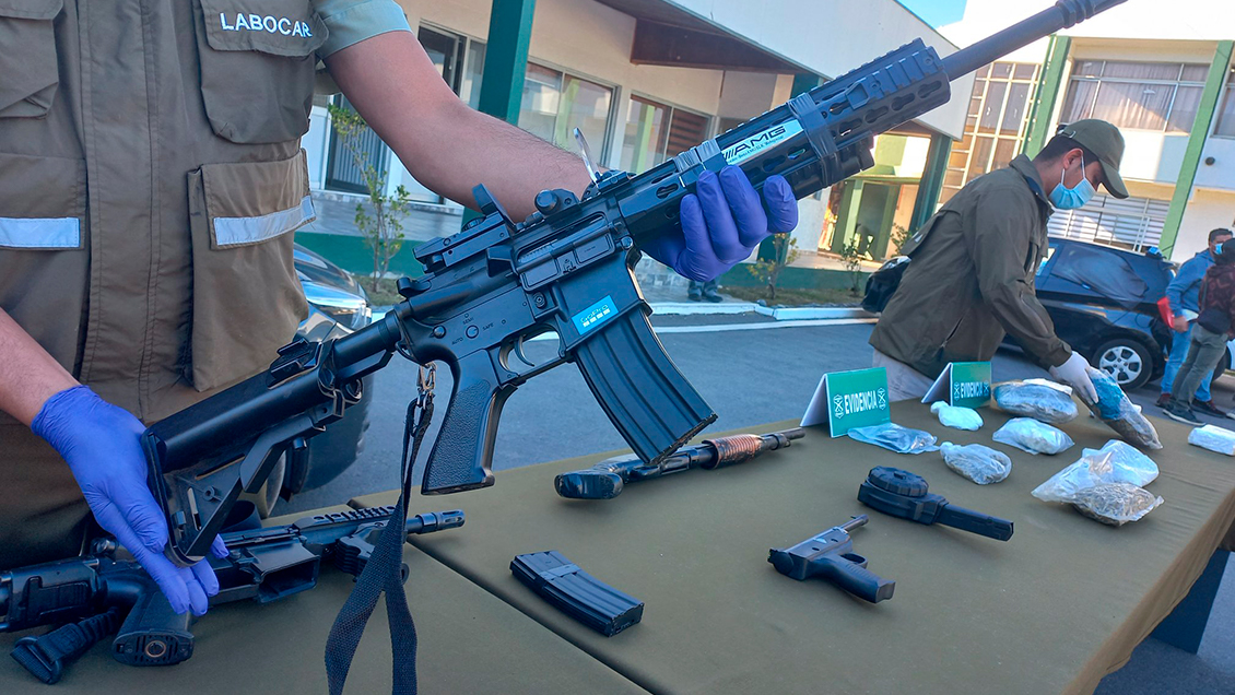 Desbaratan a banda criminal santiaguina que operaba en la Macrozona Sur